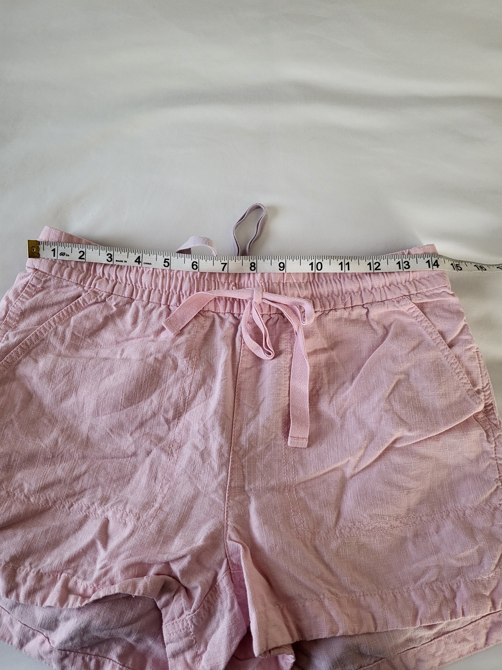 Lot Of 2 J Crew Linen Blend Pull On Shorts Drawstring Pastel XS - Picture 7 of 12